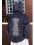 Unisex Have A Better Life Baskılı Sweatshirt Kp-Grı-Sırtyazı 3