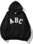 Unisex A B C Sweatshirt Siyah TRNDZ1570 1