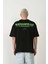 Unisex Polizei Baskılı %100 Pamuk Oversize T-Shirt 1
