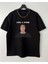 Erkek Siyah Like A Bamb Oversize Bisiklet Yaka Tshirt 1