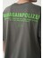 Unisex Polizei Baskılı %100 Pamuk Oversize T-Shirt 2