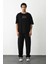 %100 Pamuk Plz Baskılı Oversize T-Shirt 1