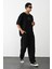 %100 Pamuk Plz Baskılı Oversize T-Shirt 2