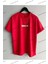 Erkek Kırmızı Brooklyn Baskılı Oversize B 1