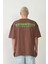 Unisex Polizei Baskılı %100 Pamuk Oversize T-Shirt 1
