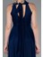 Halter Yaka Uzun Abiye Elbise ABU3252 4
