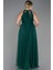 Halter Yaka Uzun Büyük Beden Abiye ABU3253 2