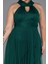 Halter Yaka Uzun Büyük Beden Abiye ABU3253 3