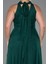 Halter Yaka Uzun Büyük Beden Abiye ABU3253 4