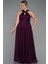 Halter Yaka Uzun Büyük Beden Abiye ABU3253 1