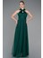Halter Yaka Uzun Abiye Elbise ABU3252 1