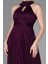 Halter Yaka Uzun Abiye Elbise ABU3252 3