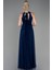 Halter Yaka Uzun Abiye Elbise ABU3252 2