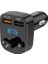 Mikrofonlu Araba Bluetooth Fm Verici Transmitter Arama Cevaplama ve Kapatma USB Qc 3.0 + USB 18W 1