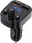 Mikrofonlu Araba Bluetooth Fm Verici Transmitter Arama Cevaplama ve Kapatma USB Qc 3.0 + USB 18W 2