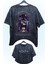 Oversize Sung Jin-Woo Evrimleri Sırt Baskılı Yıkamalı T-Shirt, Unisex Solo Leveling Vintage Tişört 1