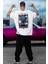 Oversize Heykel Anime Sung Jin-Woo Sırt Baskılı T-Shirt, Unisex Solo Leveling Baskılı Tişört 2