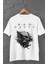 Unisex Bad Omens Baskılı T-Shirt, Oversize Rock Music Baskılı Beyaz Tişört 1