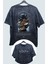 Oversize V3 Solo Leveling Sırt Baskılı Yıkamalı Tişört, Unisex Anime Baskılı T-Shirt 1