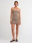 91177 Straplez Poliamid Elbise-Vizon 3