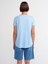 3471 Bisiklet Yaka Basic T-Shirt-Açık Mavi 2