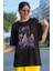 Unisex Laufey Baskılı T-Shirt, Oversize Falling Behind Chords Baskılı Tişört 1