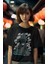 Oversize Zekai Tanrı Heykeli Baskılı T-Shirt, Unisex Solo Leveling Baskılı Tişört 2