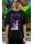 Oversize Solo Leveling Baskılı T-Shirt, Unisex Anime Baskılı Tişört 1