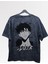 Oversize Arise Anime Sırt Baskılı Yıkamalı T-Shirt, Unisex Solo Leveling Baskılı Eskitme Tişört 2