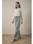 Eskitme Görünümlü Wide Leg Jean 4