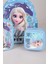 Yeni Sezon Lisanslı Elsa Frozen Anaokul Çantası,beslenme Çantası ve 2 Katlı Beslenme Kabı Seti 3