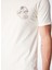 Bisiklet Yaka Işlemeli Kırık Beyaz Erkek T-Shirt TE2718SS T-Shirtkırık Beyaz 4