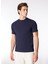 Bisiklet Yaka Düz Lacivert Erkek T-Shirt TE2654SS T-Shirtlacivert 3