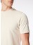 Bisiklet Yaka Düz Bej Erkek T-Shirt TE2654SS T-Shirtbej 4