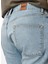 Straight Açık Indigo Erkek Denim Şort DT10720_STRAIGHT Fit Normal Bel Açı 3