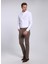 Brooks Brothers Normal Bel Düz Paça Slim Fit Vizon Erkek Pantolon BBFW24MPT001 1