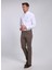 Brooks Brothers Normal Bel Düz Paça Slim Fit Vizon Erkek Pantolon BBFW24MPT001 2