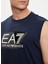 Bisiklet Yaka Mavi Erkek T-Shirt 3DPT80PJ02Z 3