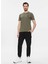 Bisiklet Yaka Haki Erkek T-Shirt 8NPT51PJM9Z 1