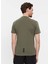 Bisiklet Yaka Haki Erkek T-Shirt 8NPT51PJM9Z 4