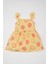 Kız Bebek Desenli Kolsuz Elbise C0078A524SM 4