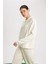 Fit Oversize Geniş Kalıp Premium Kapüşonlu Kanguru Cepli Sporcu Modal Sweatshirt 3