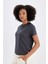 DeFactoFit Crop Bisiklet Yaka Sporcu Modal Kısa Kollu Tişört D1280AX24HS 4