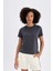 DeFactoFit Crop Bisiklet Yaka Sporcu Modal Kısa Kollu Tişört D1280AX24HS 5
