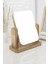 Isim Yazdırılabilir El Aynası Masa Aynası Makyaj Aynası Ayarlanabilir Makeup Mirror Ahşap 3