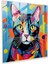 Whimsy Bıyıklarla Buluşuyor Cam Baskı Ev ​​dekorasyonu, 30X30 1