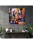 Bohem Geometrik Cam Baskı - Bohem, Cam Baskı, Ev Dekorasyonu, Modern Sanat, 30X30 3