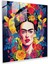 Frida Kahlo Cam Baskı - Frida Kahlo, Cam Sanatı, Modern Sanat, Pop Art'tan Esinlenen Illüstrasyon, 30X30 1