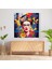 Frida Kahlo Cam Baskı - Frida Kahlo, Cam Sanatı, Modern Sanat, Pop Art'tan Esinlenen Illüstrasyon, 30X30 2
