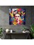 Frida Kahlo Cam Baskı - Frida Kahlo, Cam Sanatı, Modern Sanat, Pop Art'tan Esinlenen Illüstrasyon, 30X30 3